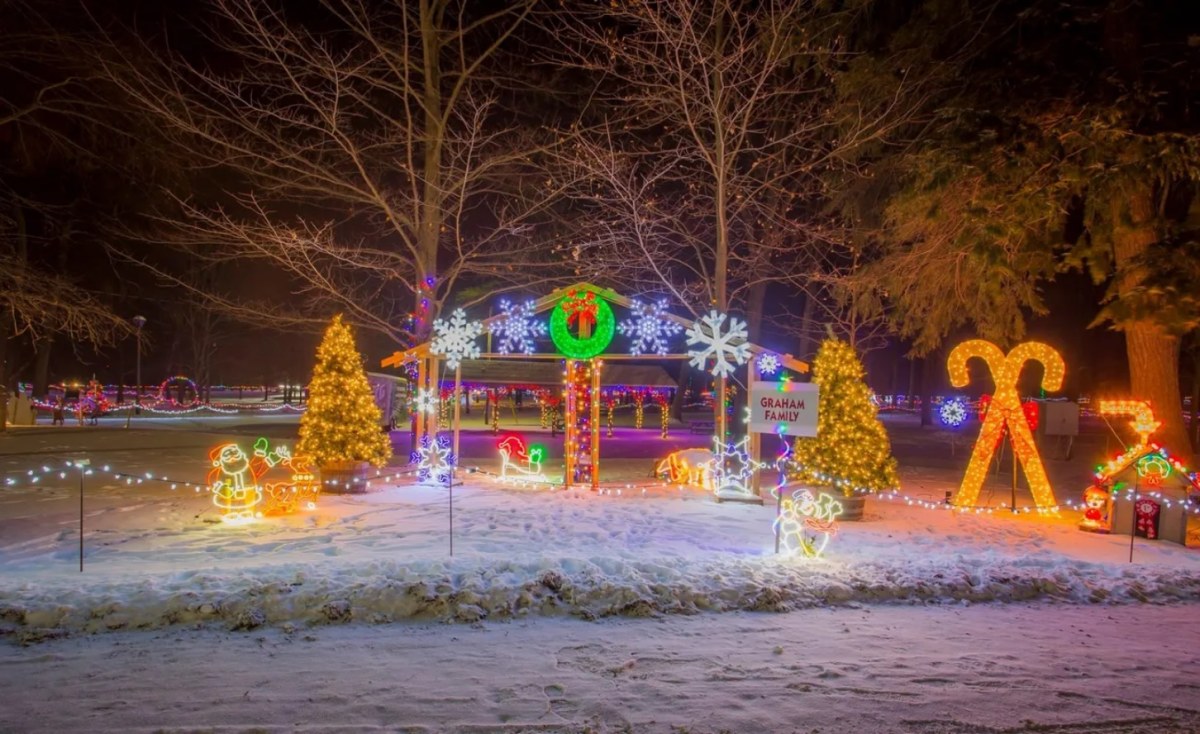 Graham Family lights display at the Fantasy of Lights event