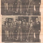 Newspaper clipping in the Uxbridge Times Journal when Optimist-sponsored lacrosse team were champions in 1969